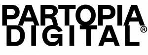 New Partopia Logo, Header-Black