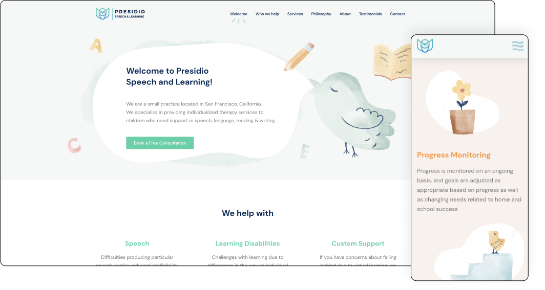 website mockup 3