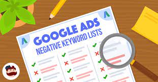 negative keyword
