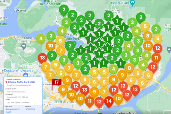 Before 6 A map showing various colored pins indicating air quality index levels over a region, with numbers on each pin representing air quality scores.