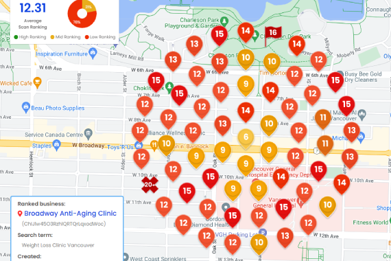 Map displaying varying air quality index (aqi) levels across a city, with color-coded areas indicating air quality from good to unhealthy.